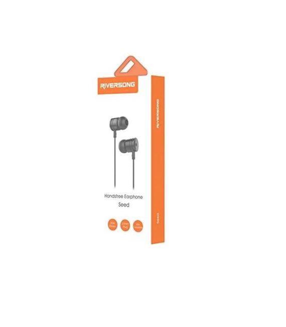 RiverSong Seed in-Ear Headphone with Mic (Black)