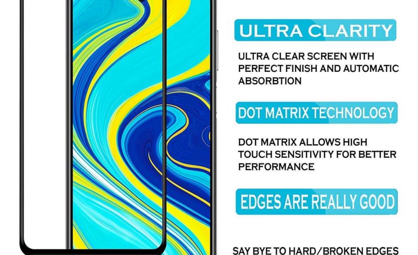 Tempered Glass for Xiaomi Redmi Note 9 Pro/Xiaomi Poco X2 (Black) Edge to Edge Full Screen Protector
