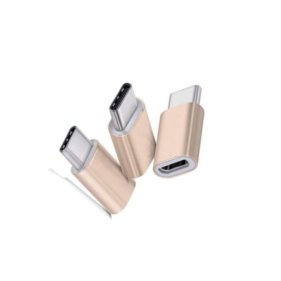 Type-C to Micro USB Converter Adapter for Smartphones and Other Type-C Devices (Colour May Vary)