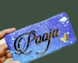 Super customized print 4D Name Case back cover