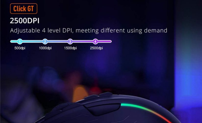 RiverSong click GT wired optical mouse 🖱 control
