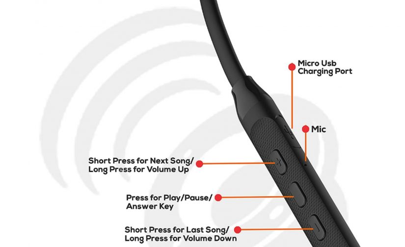 Riversong stream w Bluetooth neckband earphone