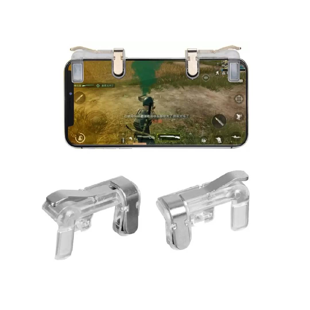 Plus shine Pubg Trigger K01 Metal Transparent Gaming Accessory Kit (Transparent, For Android)