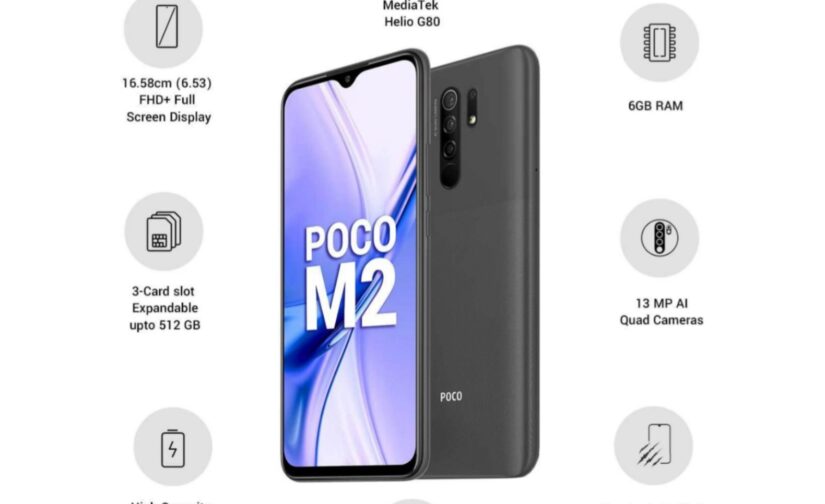 POCO M2 (Blue, 6GB RAM)