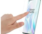 OnePlus 8 Tempered Glass | oneplus 8 screen protector Advanced Border-less Full Edge to Edge UV Screen Protector with installation kit for Oneplus 8 51% off