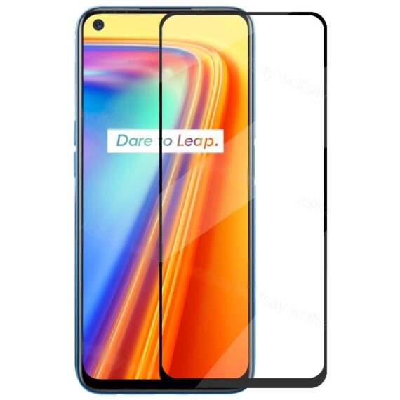 Realme 7 Full Tempered Glass |Full Production Glass