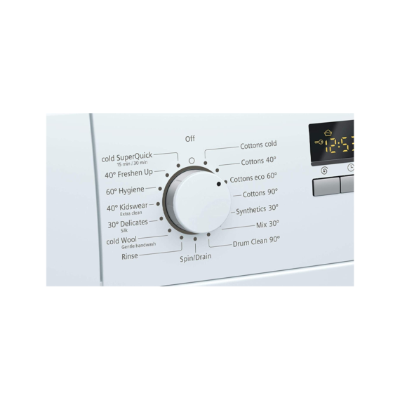 Siemens 7 kg Fully Automatic Front Loading Washing Machine (WM10K161IN, White)