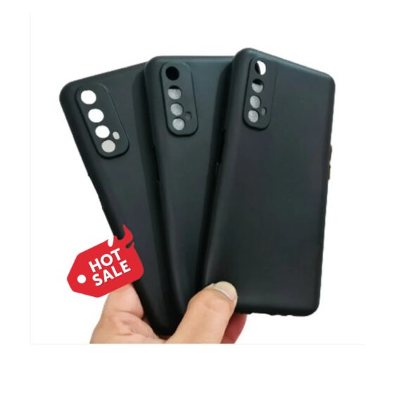 Realme 7 Back Cover Camera Protector Design Soft Silicon Case