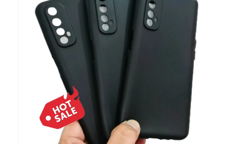 Realme 7 Back Cover Camera Protector Design Soft Silicon Case