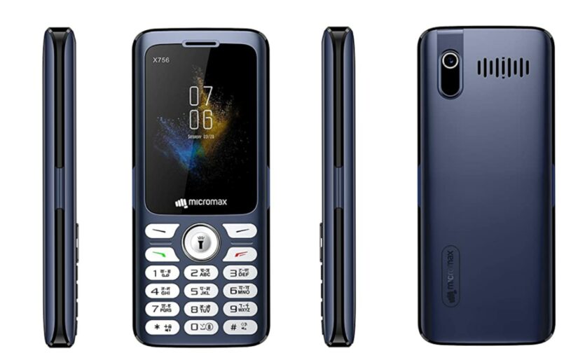 Micromax X756 basic feature phone