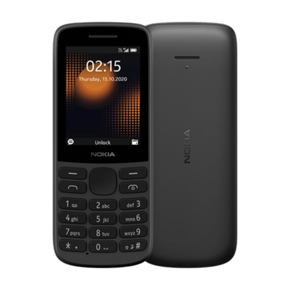 Nokia 215 4G Dual SIM 4G Phone with Long Battery Life, Multiplayer Games, Wireless FM Radio and Durable Ergonomic Design – Green/Black