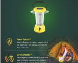 wipro Coral Plus Rechargeable Solar LED Lantern