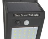 20 LED Bright Outdoor Security Lights with Motion Sensor (Black)