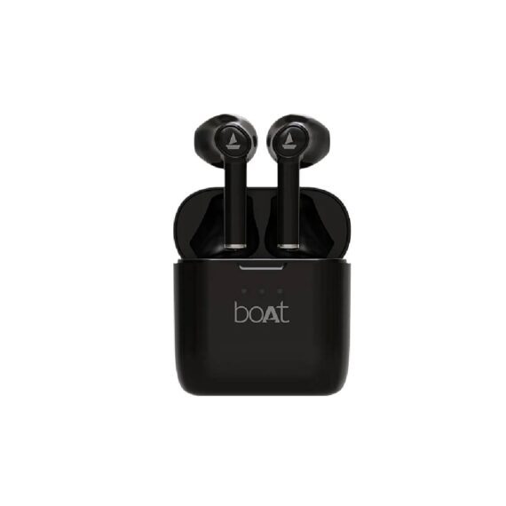 boAt Airdopes 131 Bluetooth Headset (Active Black, True Wireless)