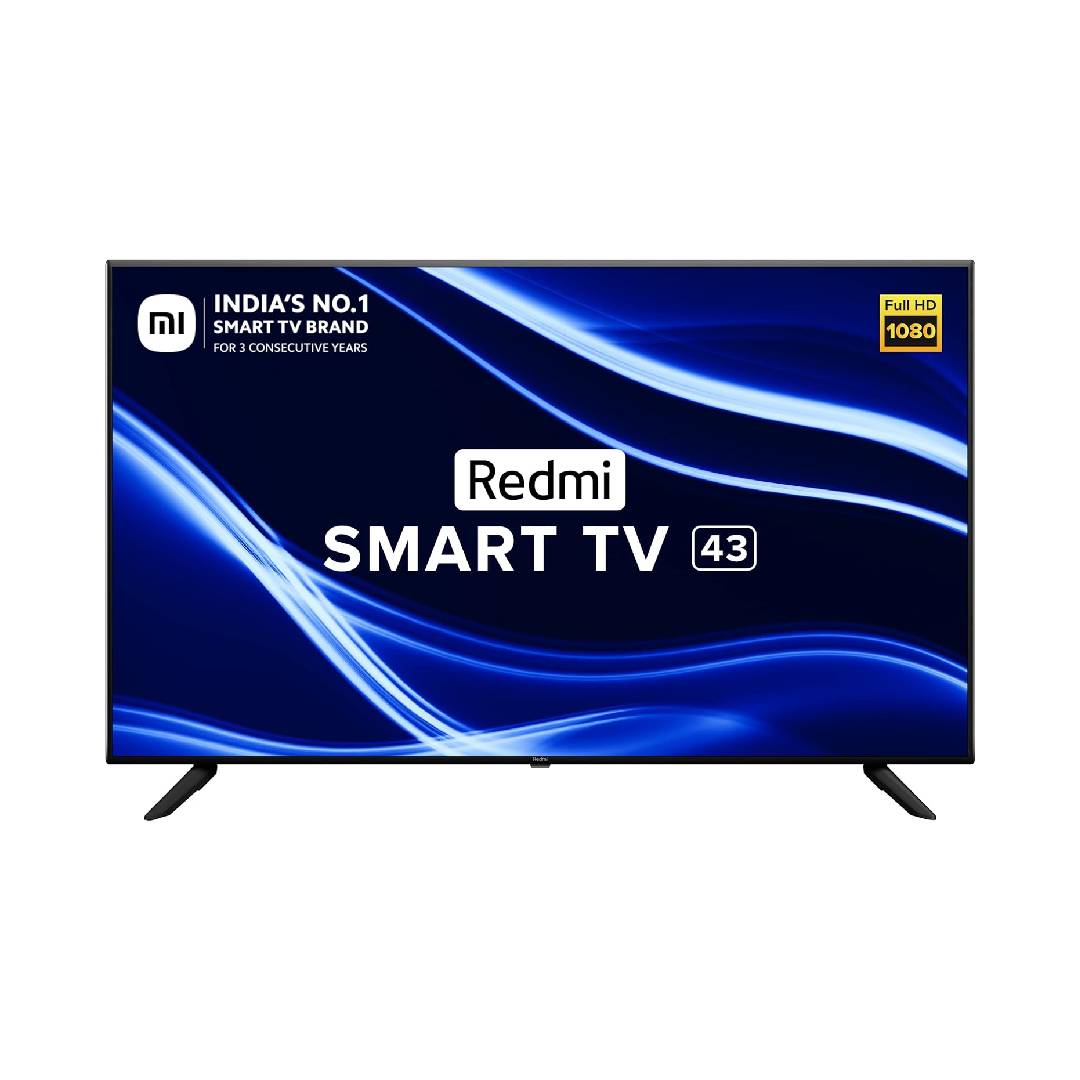 Redmi Full HD Smart LED TV | L43M6-RA (Black) (2021 Model) | With Android 11