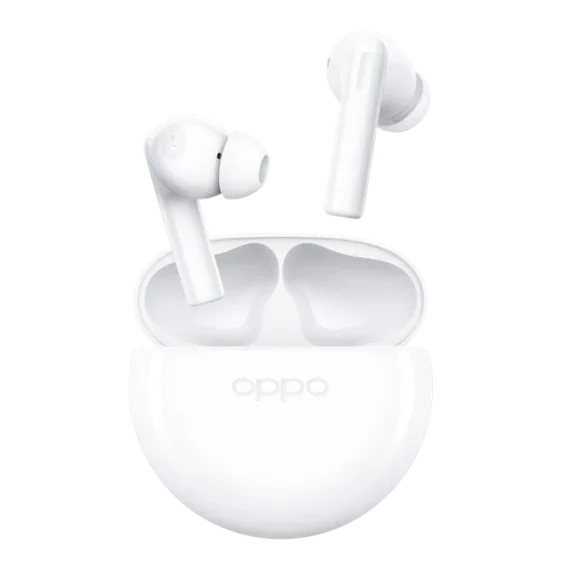 Oppo Enco Air2i Bluetooth Truly Wireless in-Ear Earbuds with Mic, Fast Charging & Up to 28Hrs Battery - White